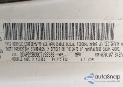 2013 Dodge Journey Sxt from USA, damaged, VIN 3C4PDDBG6DT644812